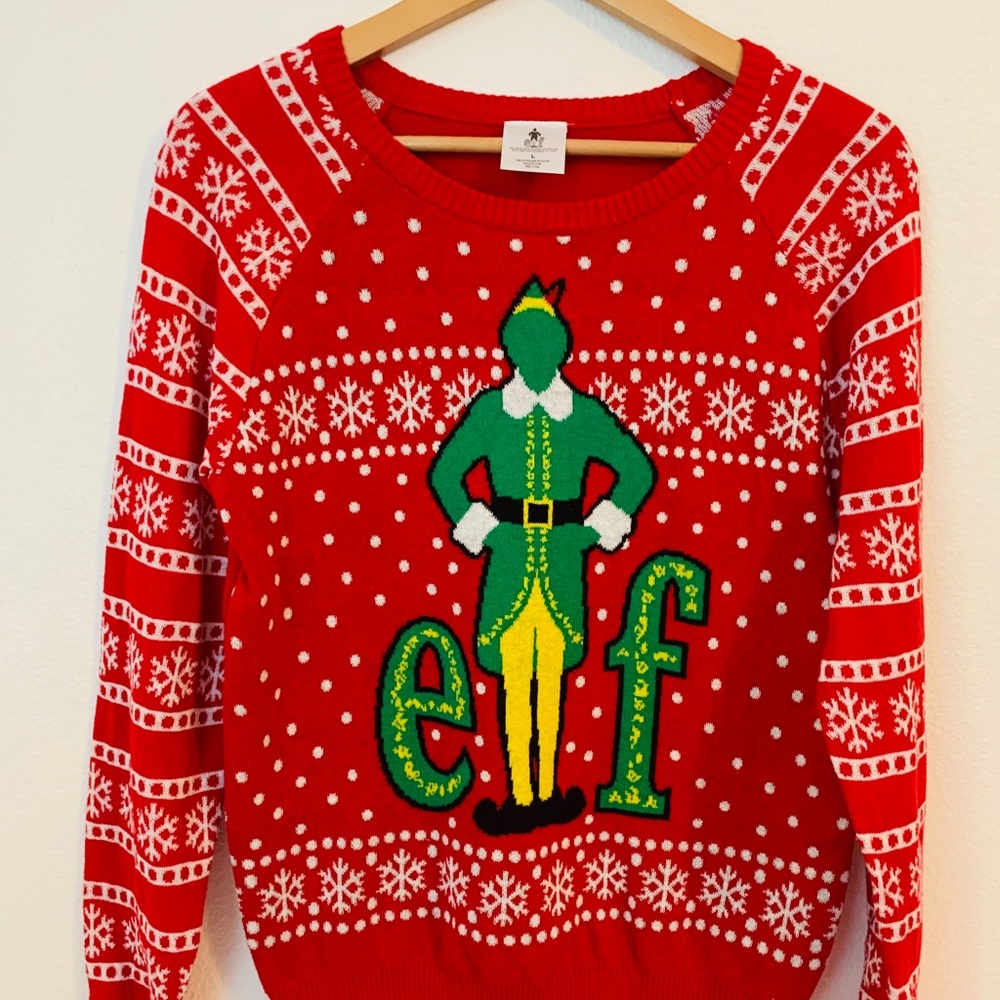 Elf Christmas Sweater - Large